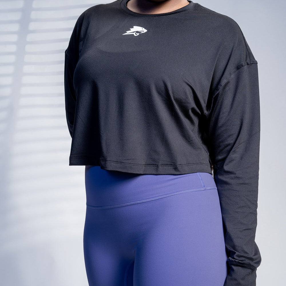 Elevate Crop Top (Black)