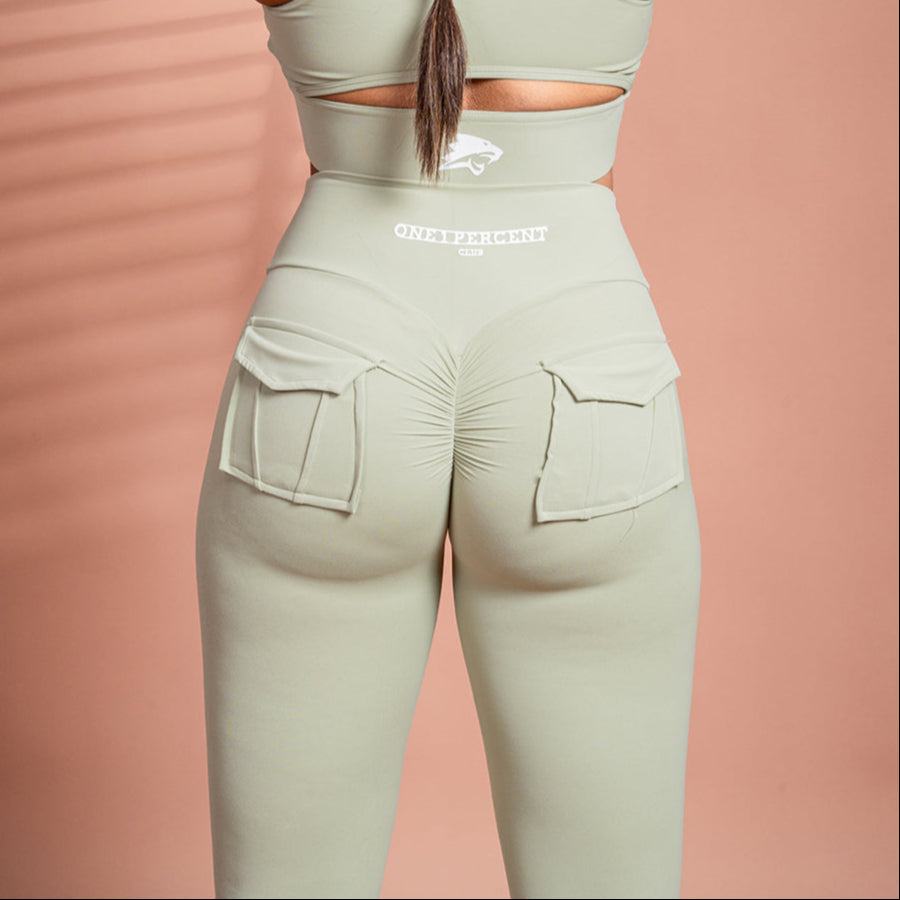 BarelyThere Sports Tights (Matcha Green)