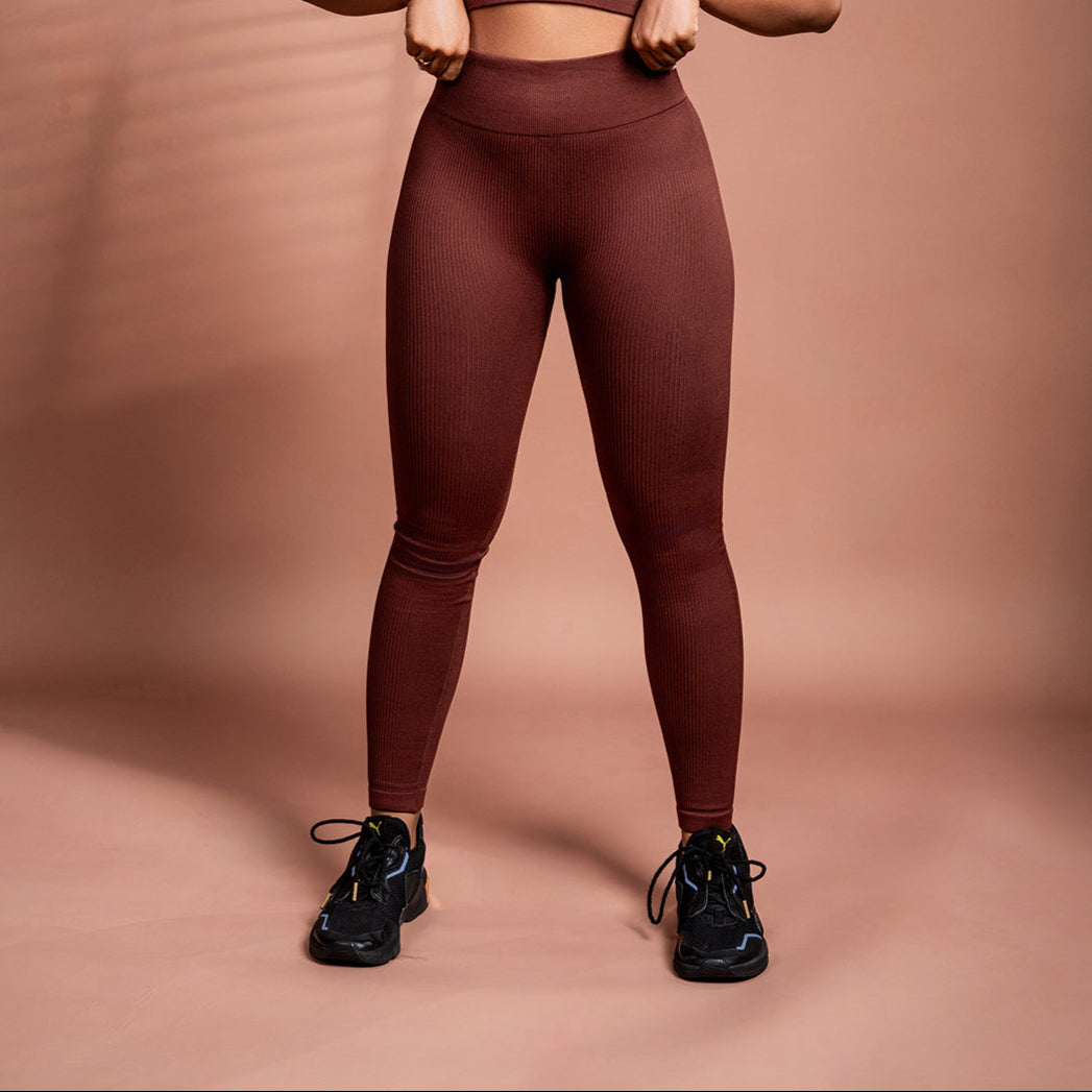 RibVibe Tights (Coffee)
