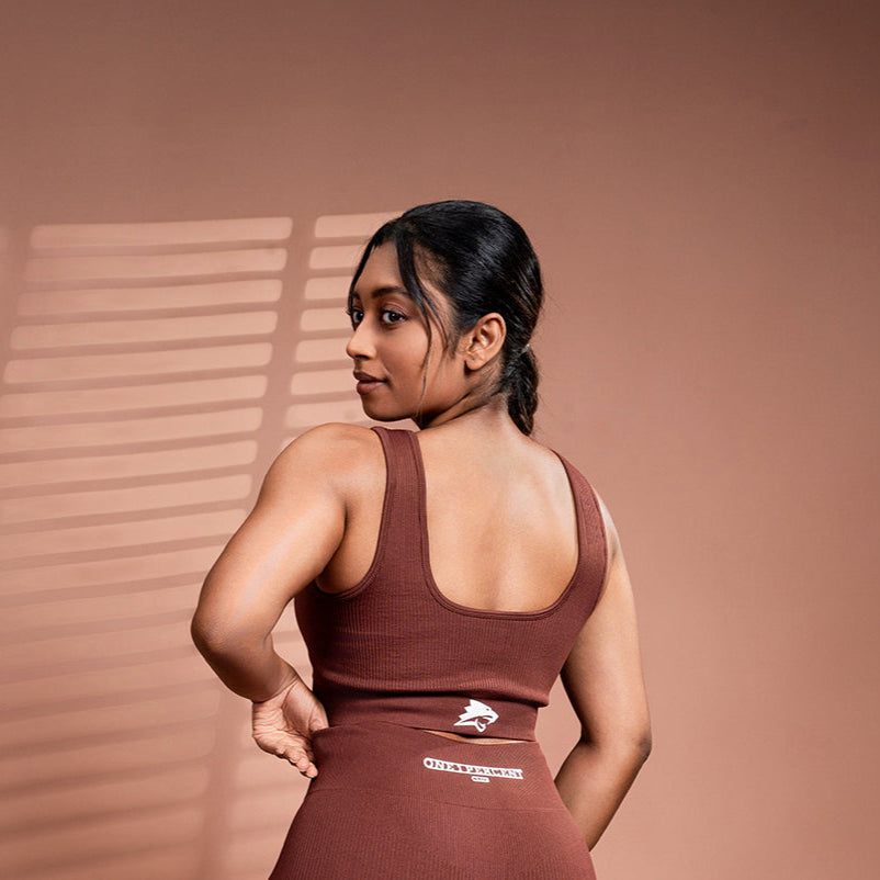 RibVibe Bra (Coffee)